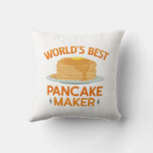 ワールドパンケーキ最高のメーカー クッション (裏面)