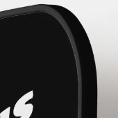 ワールドパーソナライズされたズベストドッグパパカスタム文字 ピックルボールラケット (左詳細)