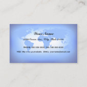 ワールドビジネスカードのセーリング 名刺 (裏面)