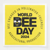ワールドビーデイイエローブラック受粉者 (正面)