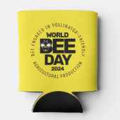 ワールドビーデイイエローブラック受粉者 缶クーラー (裏面)