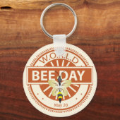 ワールドビーデー キーホルダー (正面)