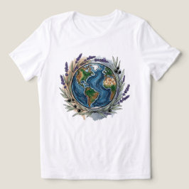 ワールドピースウォーターカラーアート トライブレンドTシャツ