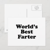 ワールドファーター最高の ポストカード (正面/裏面)