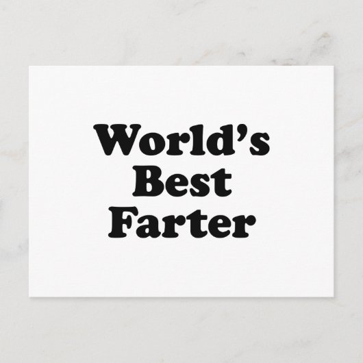 ワールドファーター最高の ポストカード (正面)