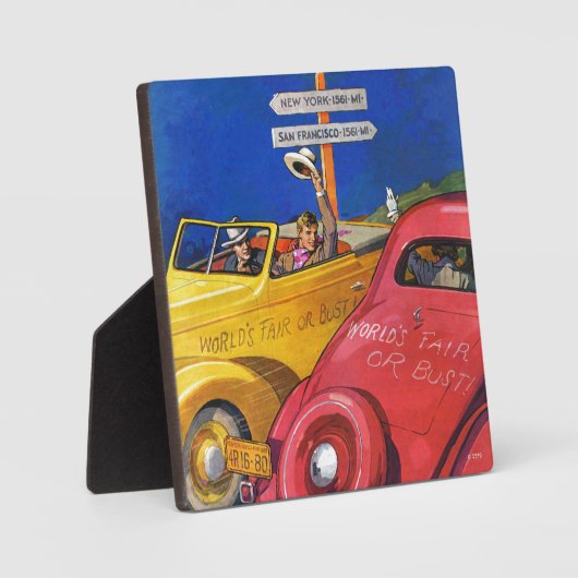 ワールドフェアまたはバスト フォトプラーク (正面)