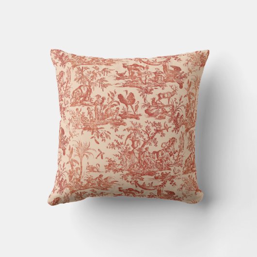 ワールドフランスのパターンの4つの部分 クッション (裏面)