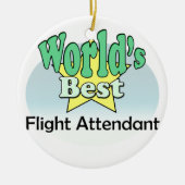 ワールドフリ最高のック付き添い人 セラミックオーナメント (正面)