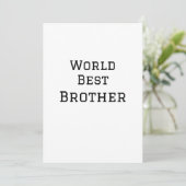 ワールドブラザー最高の追加ネーム文字スポーツ文字simpl シーズンカード (スタンド正面)