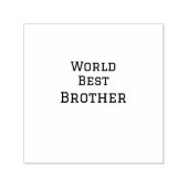 ワールドブラザー最高の追加ネーム文字スポーツ文字simpl セルフインキングスタンプ (デザイン)