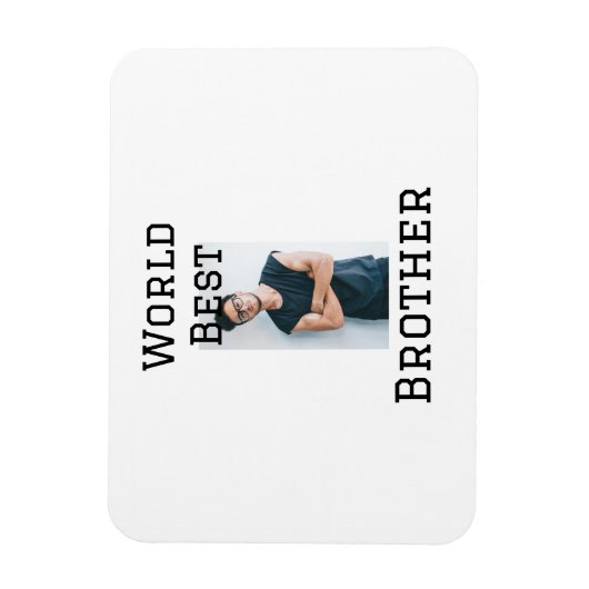 ワールドブラザー最高の追加ネーム文字スポーツ文字simpl マグネット (縦)