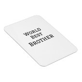 ワールドブラザー最高の追加ネーム文字スポーツ文字simpl マグネット (右側)