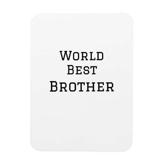 ワールドブラザー最高の追加ネーム文字スポーツ文字simpl マグネット (縦)