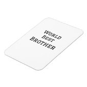 ワールドブラザー最高の追加ネーム文字スポーツ文字simpl マグネット (左側)