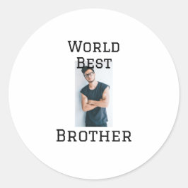 ワールドブラザー最高の追加ネーム文字スポーツ文字simpl ラウンドシール