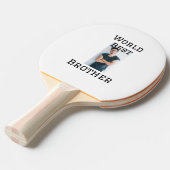 ワールドブラザー最高の追加ネーム文字スポーツ文字simpl 卓球ラケット (正面アングル)