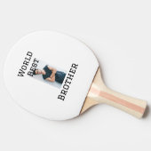 ワールドブラザー最高の追加ネーム文字スポーツ文字simpl 卓球ラケット (横)