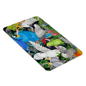 ワールドプレミアムマグネットのペットのパロット マグネット (右側)