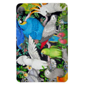 ワールドプレミアムマグネットのペットのパロット マグネット (縦)