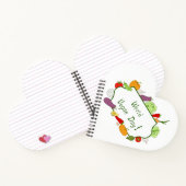 ワールドベジタリアンデイミニマリストかわいい ノートブック (内部)