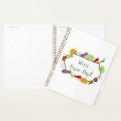ワールドベジタリアンデイミニマリストかわいい プランナー手帳 (ディスプレー)