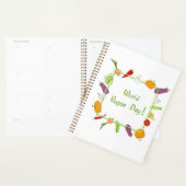 ワールドベジタリアンデイミニマリストかわいい プランナー手帳 (ディスプレー)