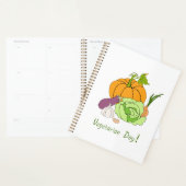 ワールドベジタリアンデイミニマリストかわいい プランナー手帳 (ディスプレー)