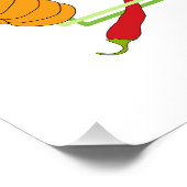 ワールドベジタリアンデイミニマリストかわいい ポスター (コーナー)