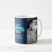 ワールドベストパパ2フォトターコイズタイプNavy コーヒーマグカップ (正面右)