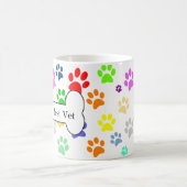 ワールドベ最高のットペッカラフルトポーズ コーヒーマグカップ (中央)