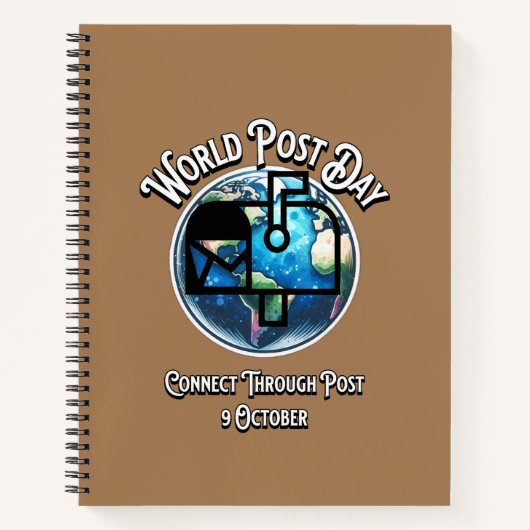 ワールドポストデー。Postで接続。 ノートブック (正面)