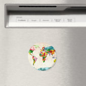 ワールドマップの水の色 マグネット (インサイチュ (食洗機))