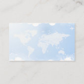 ワールドマップアドベンチャーがベビーに向けて本を待つ エンクロージャーカード (裏面)