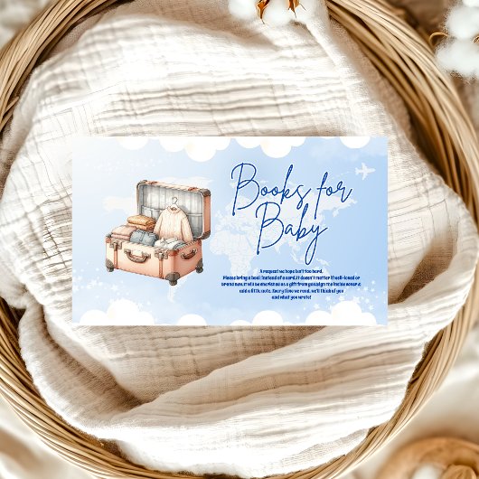 ワールドマップアドベンチャーがベビーに向けて本を待つ エンクロージャーカード