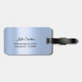 ワールドマップアドレスWhat a ONEderfulバラブルー ラゲッジタグ (裏面横)