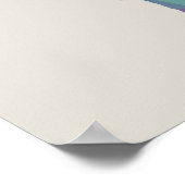 ワールドマップウォーターカラーポスター ポスター (角)