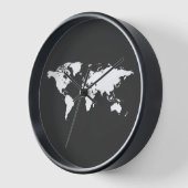 ワールドマップウォール 壁時計 (傾斜)