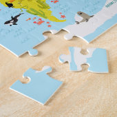 ワールドマップキッズマンガ ジグソーパズル (側面)