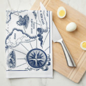 ワールドマップキッチンタオル キッチンタオル (四つ折り)