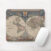 ワールドマップグローブトラベルアンティーク マウスパッド (マウス)