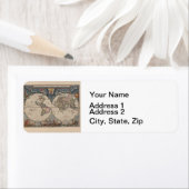 ワールドマップグローブトラベルアンティーク ラベル (インサイチュ)