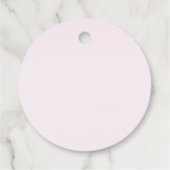 ワールドマップトラベルテーマウェディングパーティーありがとう フェイバータグ (裏面)