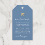 ワールドマップトラベルテーマ目的地の好意 ギフトタグ (裏面)