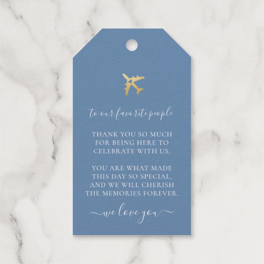 ワールドマップトラベルテーマ目的地の好意 ギフトタグ (裏面)