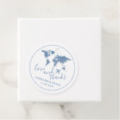 ワールドマップトラベルデスティネーションラヴ感謝していィー フェイバータグ (インサイチュ)