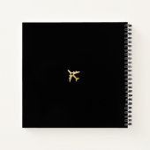 ワールドマップハート宛先ゲストブック ノートブック (裏面)