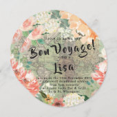 ワールドマップフェアウェルスパーティー 招待状 (正面/裏面)