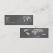 ワールドマッププロファイルカード スキニー名刺 (正面/裏面)