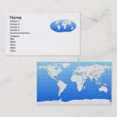 ワールドマッププロファイルカード 名刺 (正面/裏面)