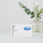 ワールドマッププロファイルカード 名刺 (スタンド正面)